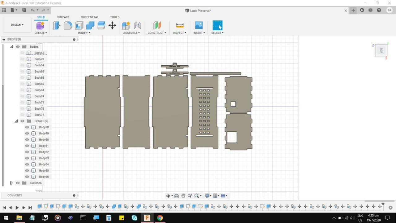 -3d box flatpack