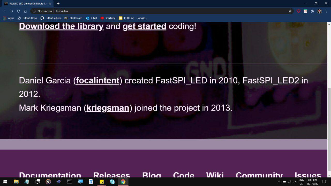 -FastLED Credits